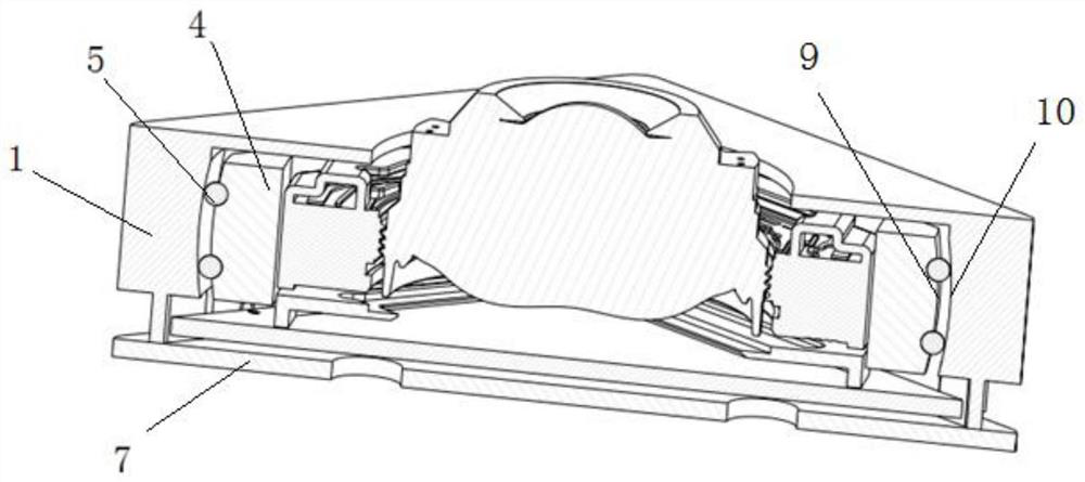 Optical anti-shake camera module, camera anti-shake system and method and mobile terminal