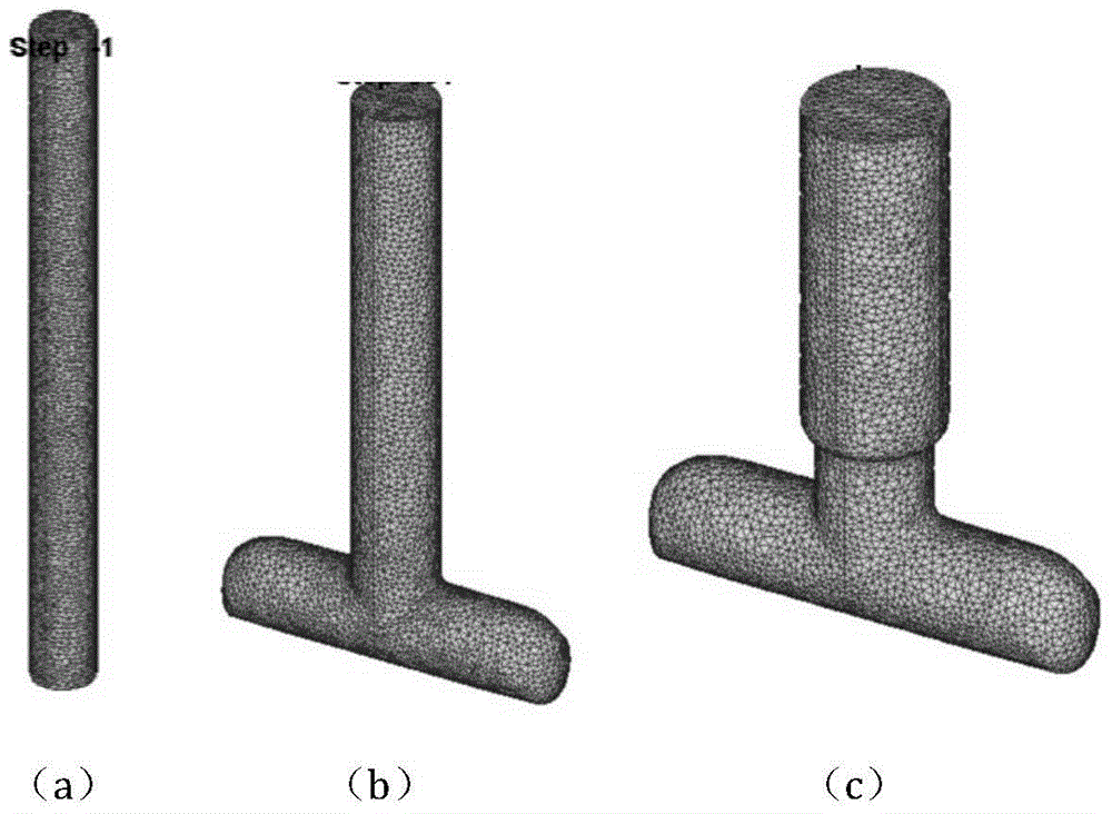 Forging and forming process of complex I-shaped connector