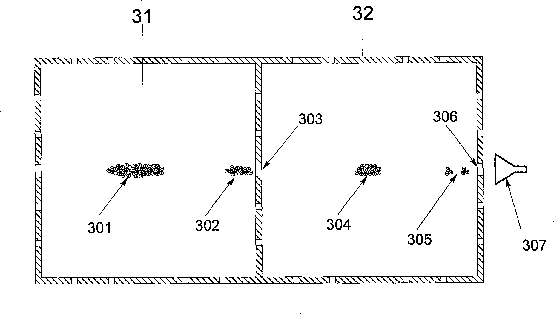 Method for cascade mass spectrometry by using multiple ion traps