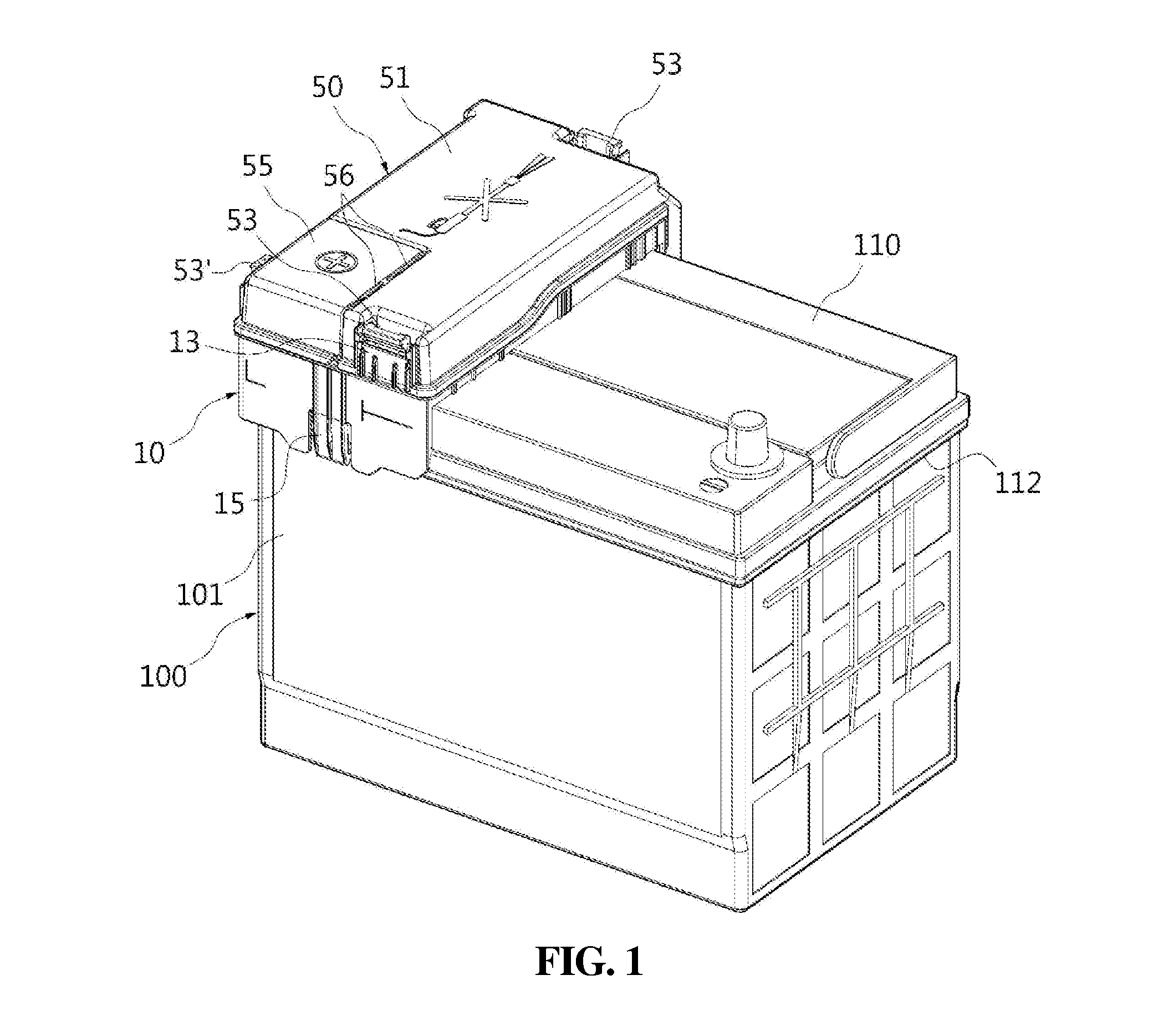 Battery block for vehicle