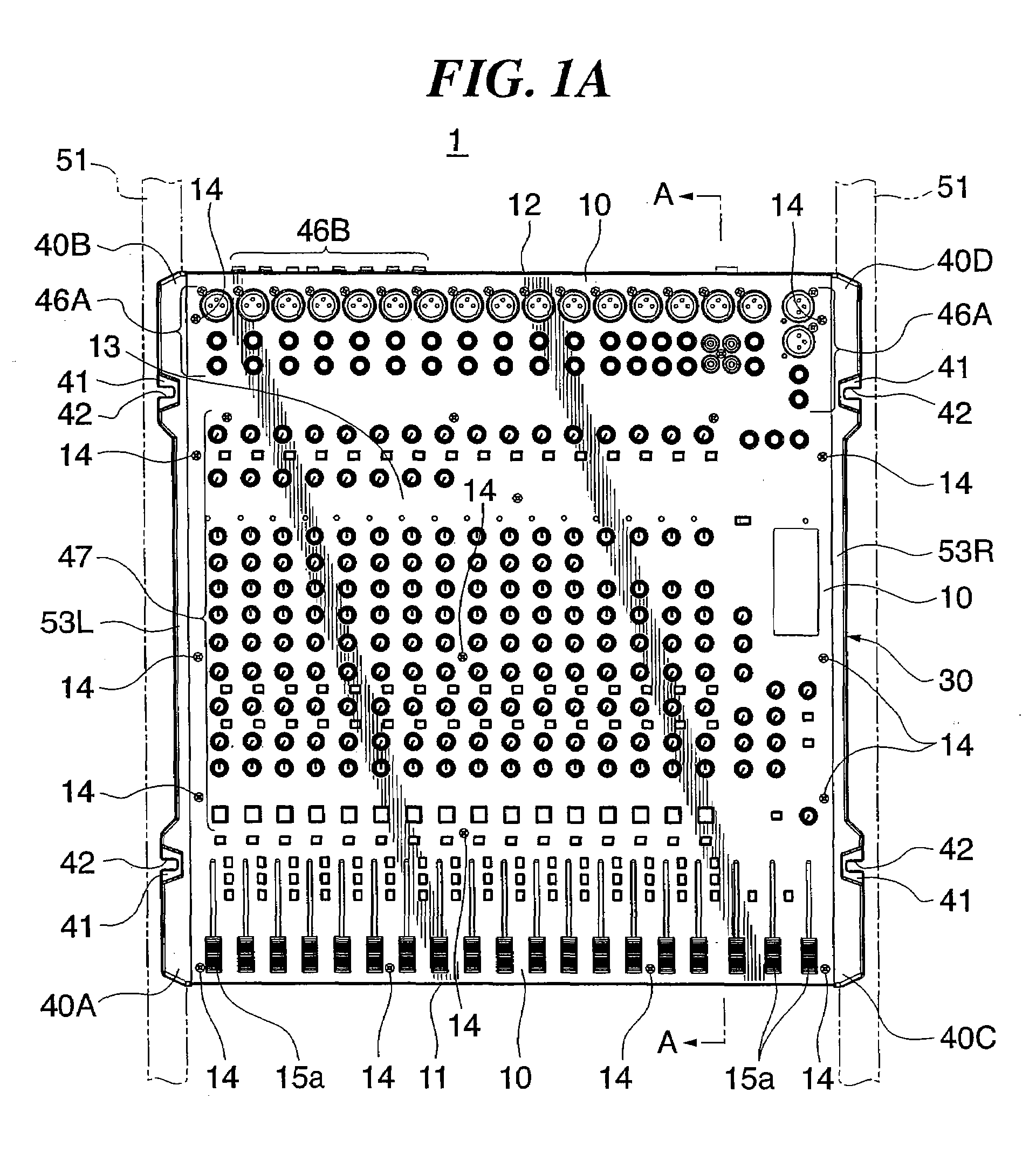 Housing Structure of Acoustic Controller