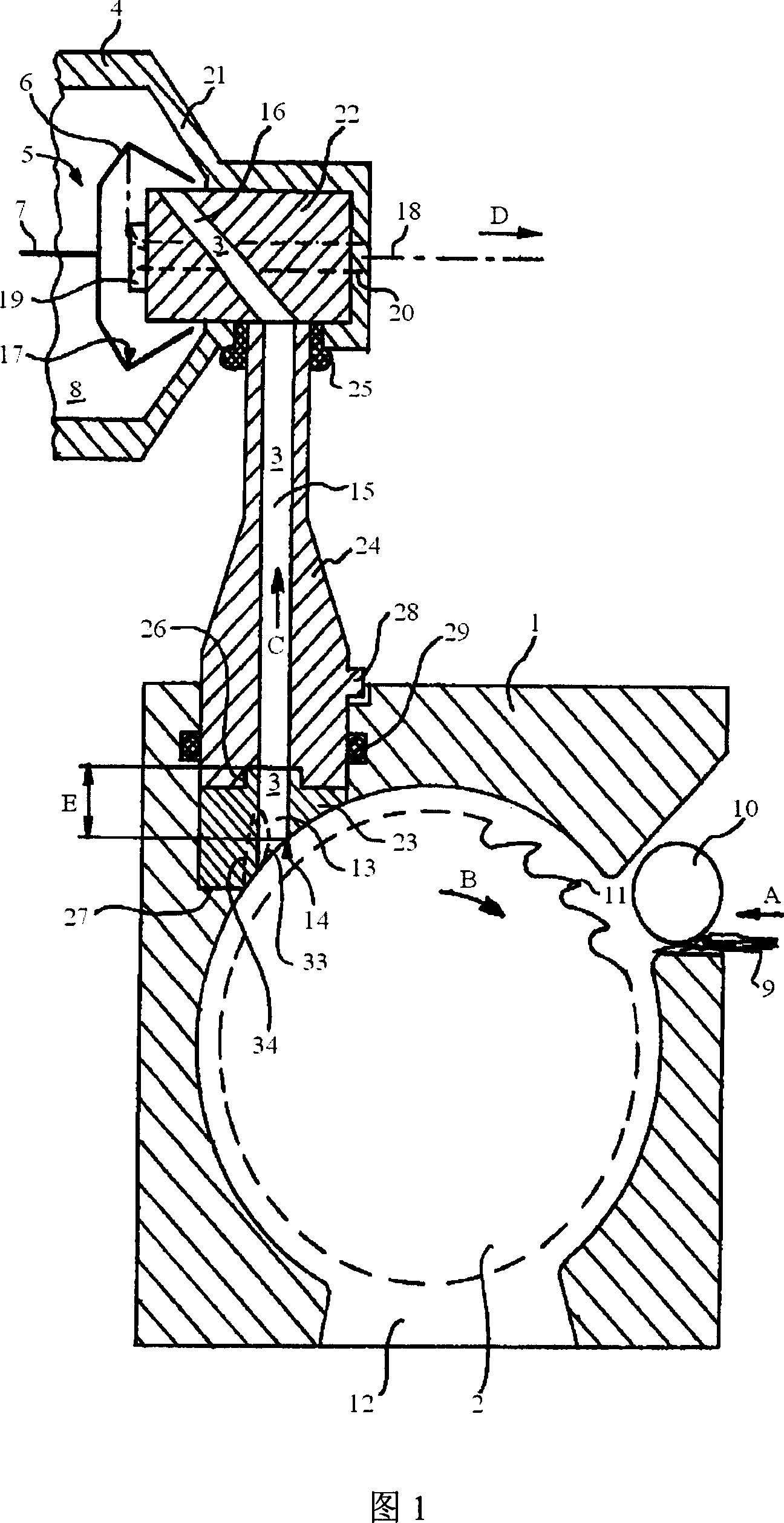 Open-end spinning apparatus with fiber transport channel consisting of several channel structural components