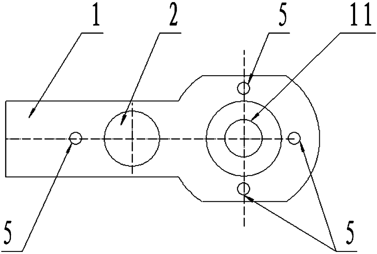 Welding frame of spot welding machine