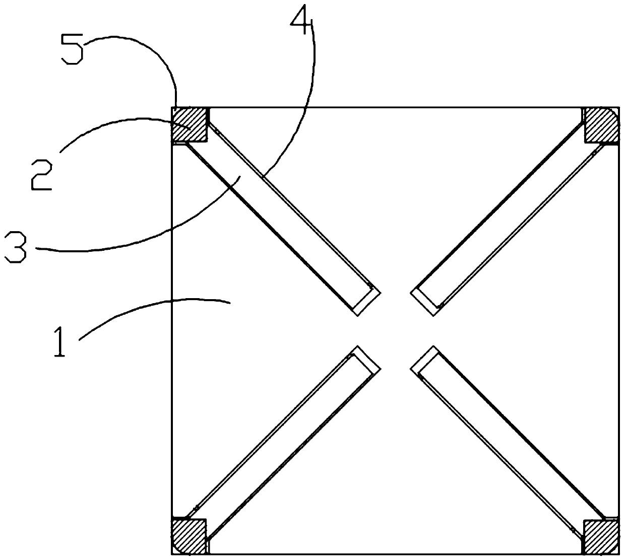 Outdoor weak current box capable of performing protection