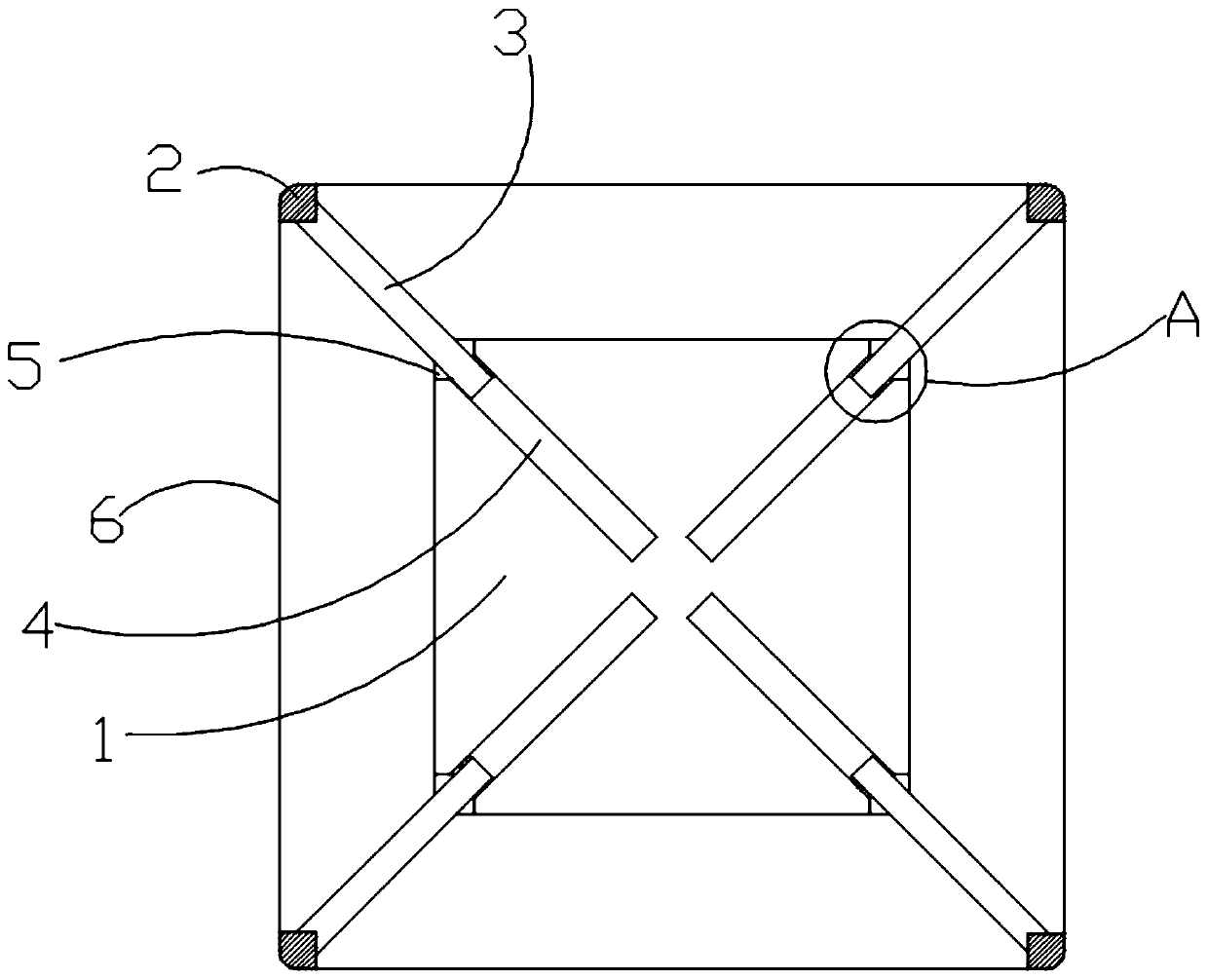 Outdoor weak current box capable of performing protection