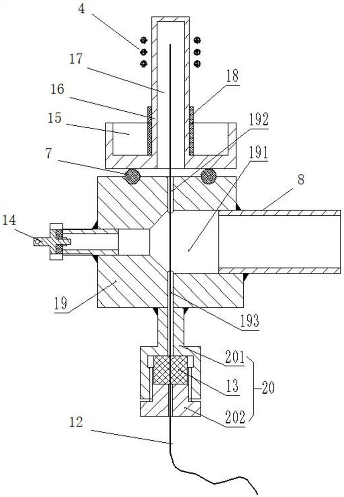 Vacuum local heat treatment device and method for shaft workpieces