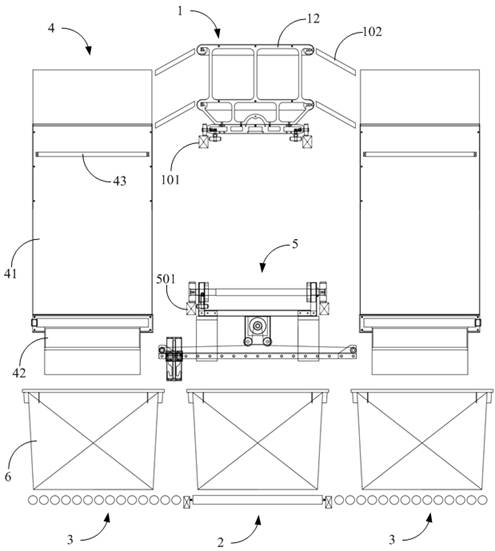 A kind of cross-belt sorting system and sorting system