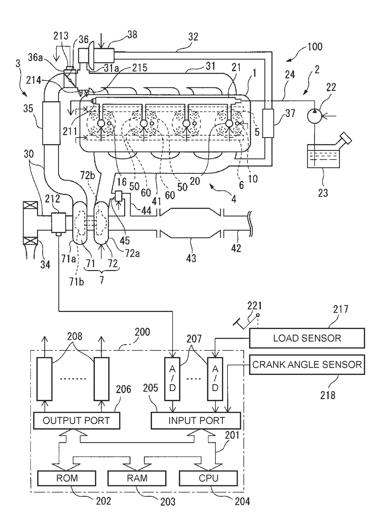 Internal combustion engine and control method of internal combustion engine