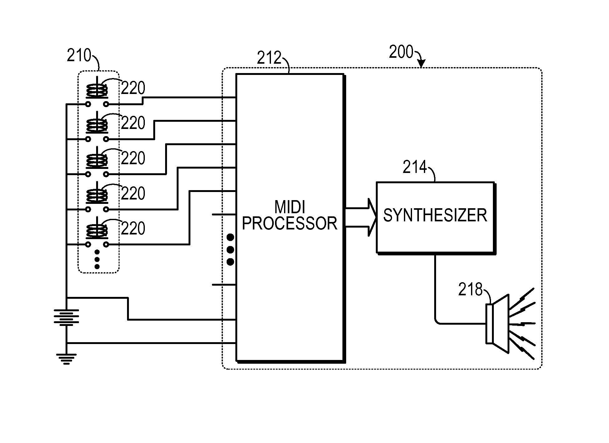 Musical instrument input device