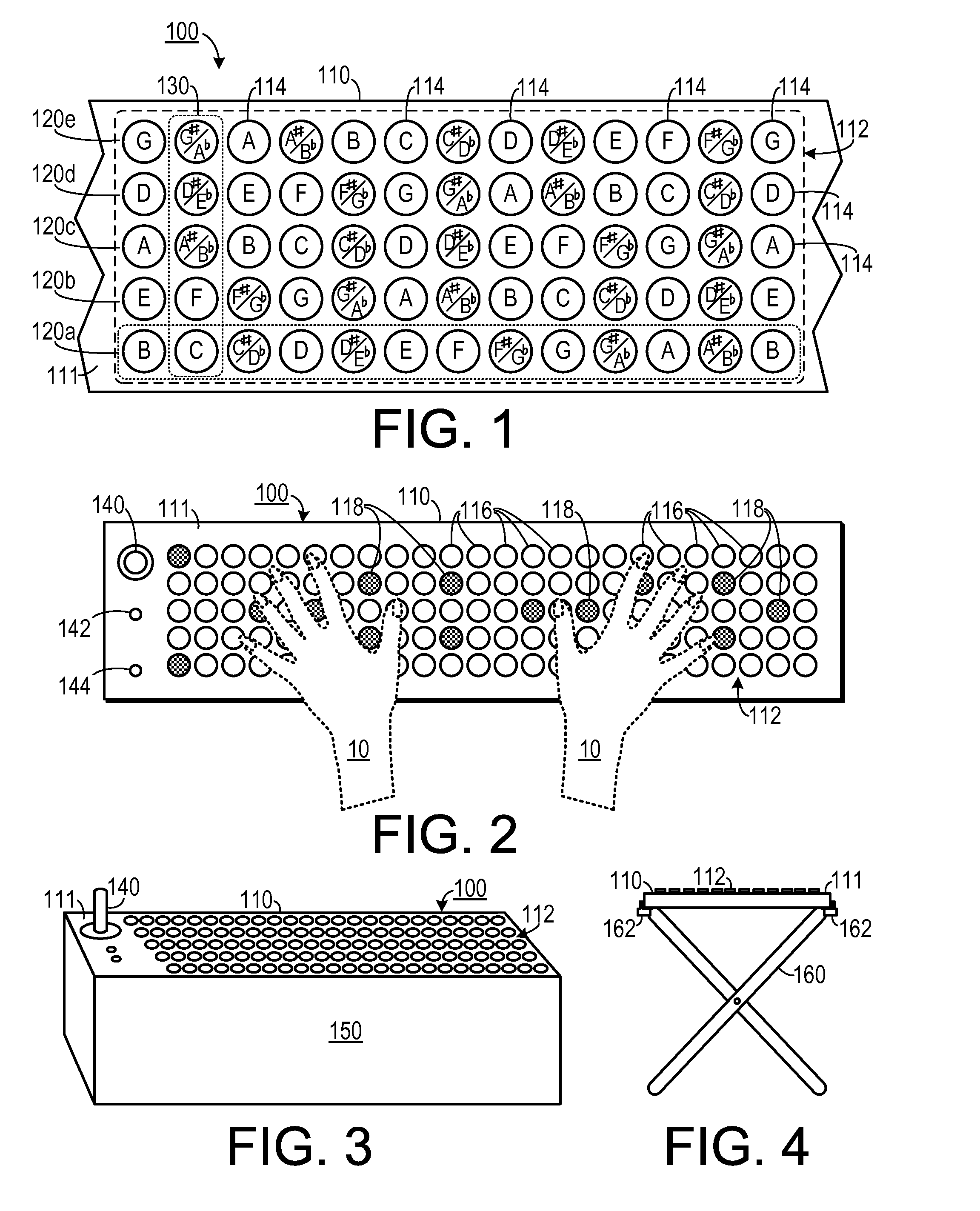 Musical instrument input device