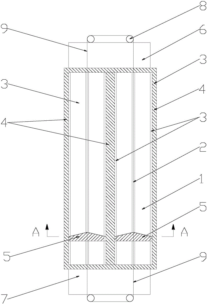 Sheep pen dung cleaning device and method capable of realizing dry and wet separation
