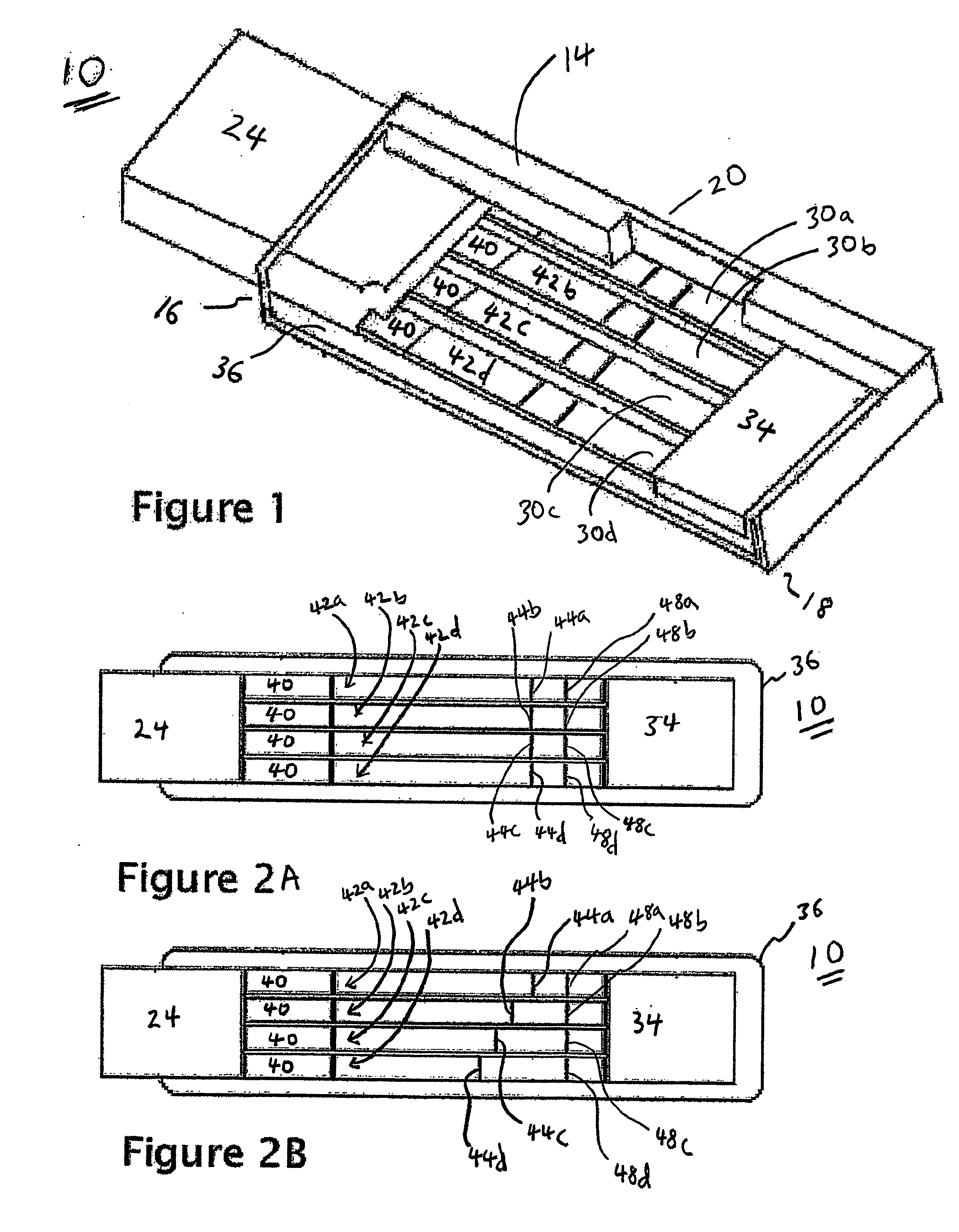 Portable diagnostic device and method for determining temporal variations in concentrations