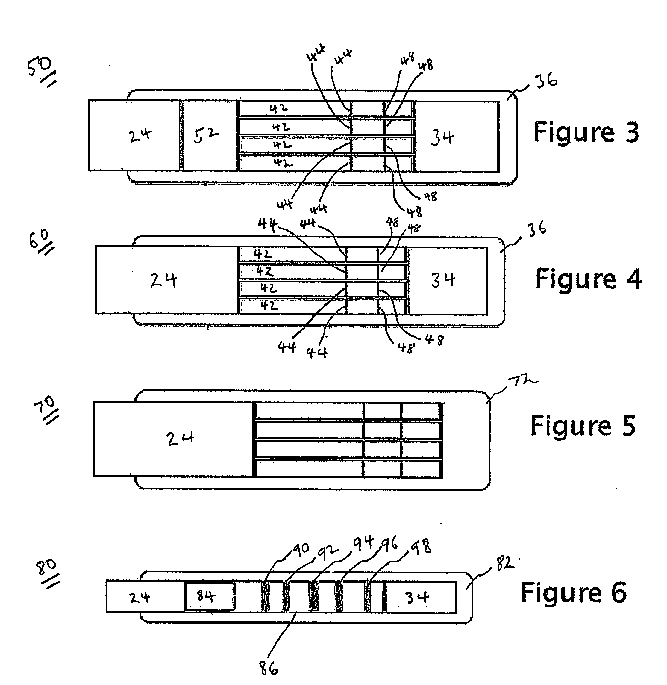 Portable diagnostic device and method for determining temporal variations in concentrations