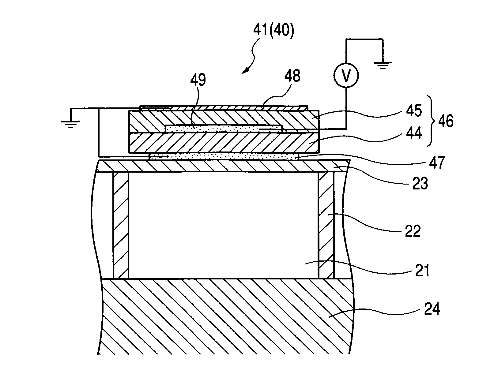Actuator device, liquid ejection head, and method of inspecting the same