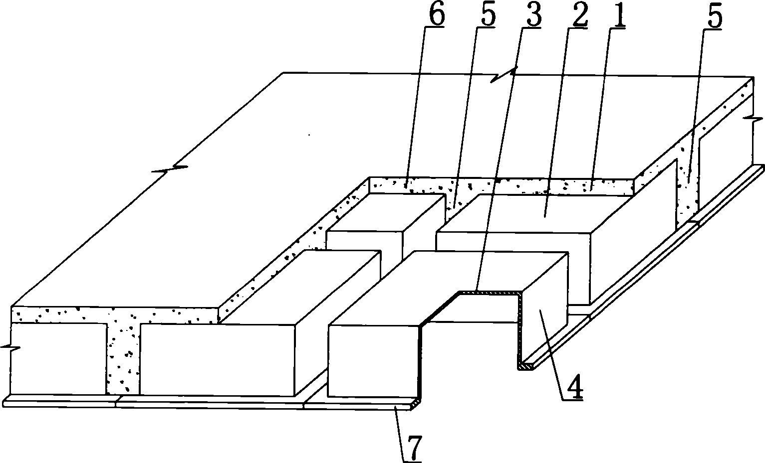 In-situ concrete plate