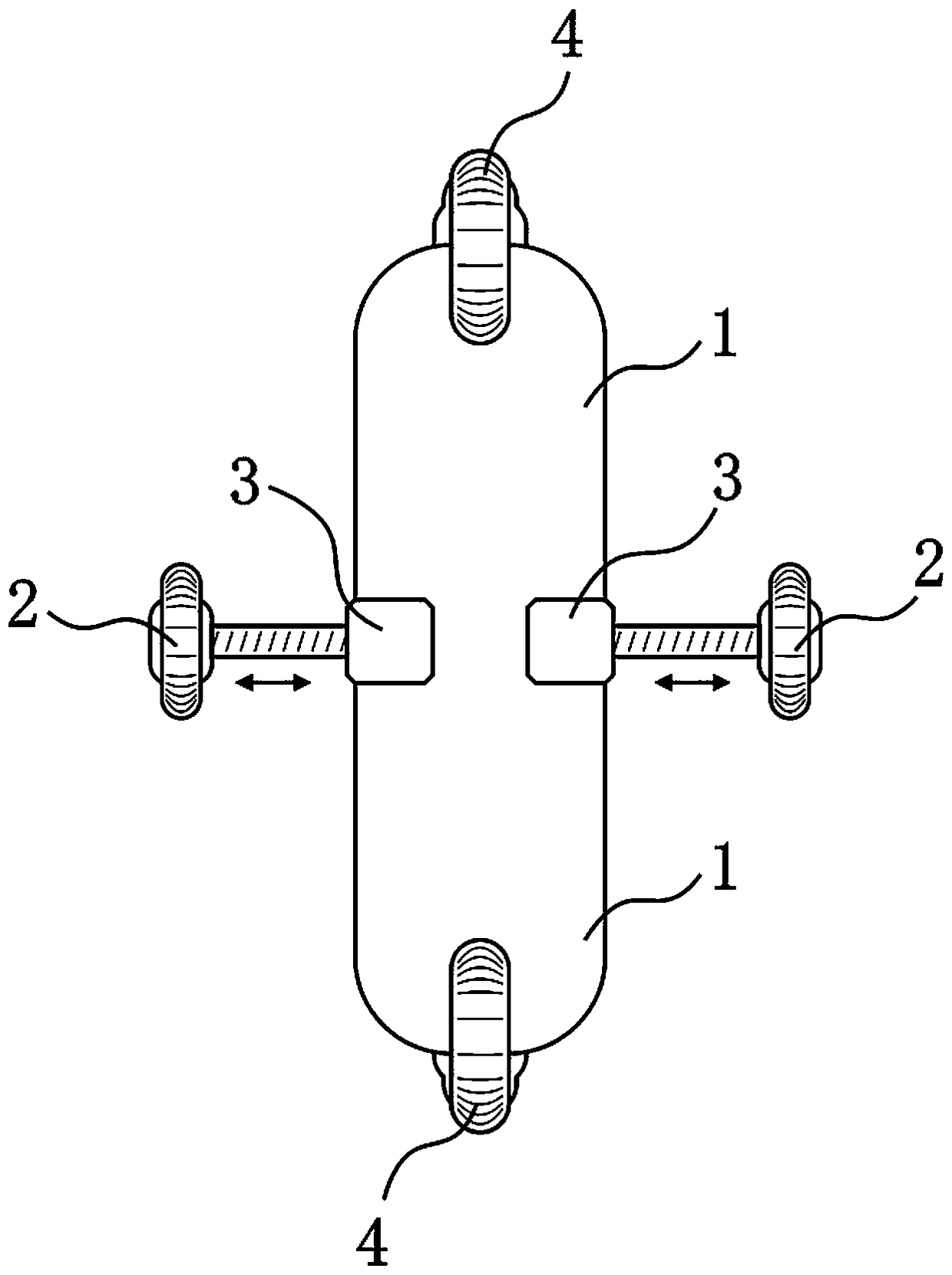 Telescopic electric vehicle