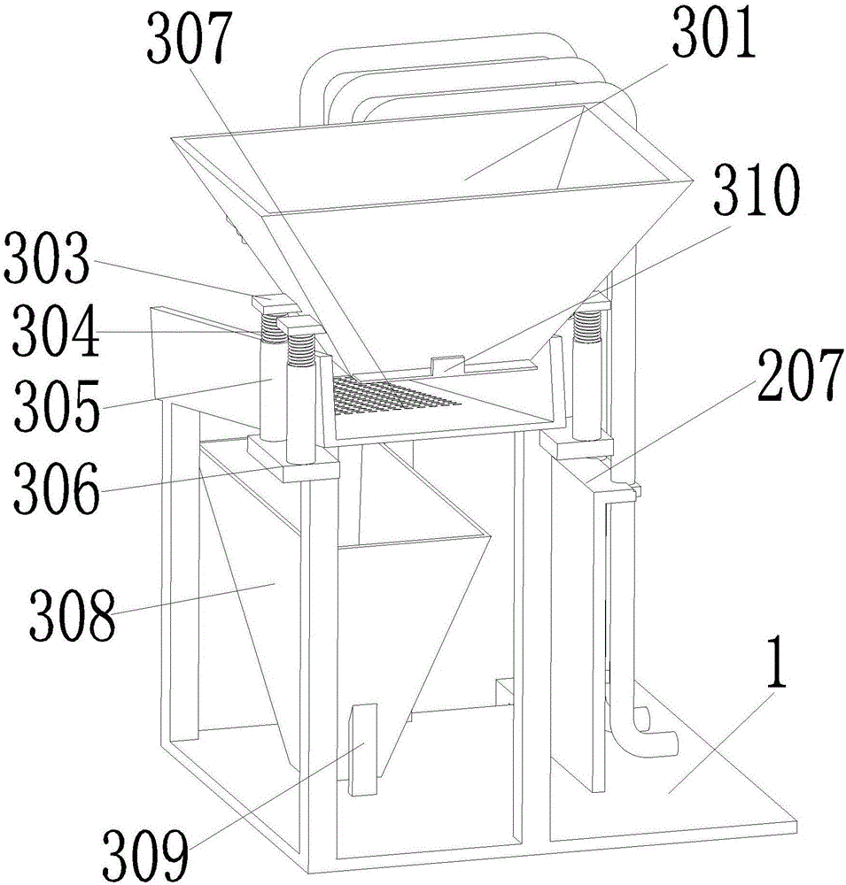 Euryale ferox shelling and discharging device based on high-pressure water jet principle