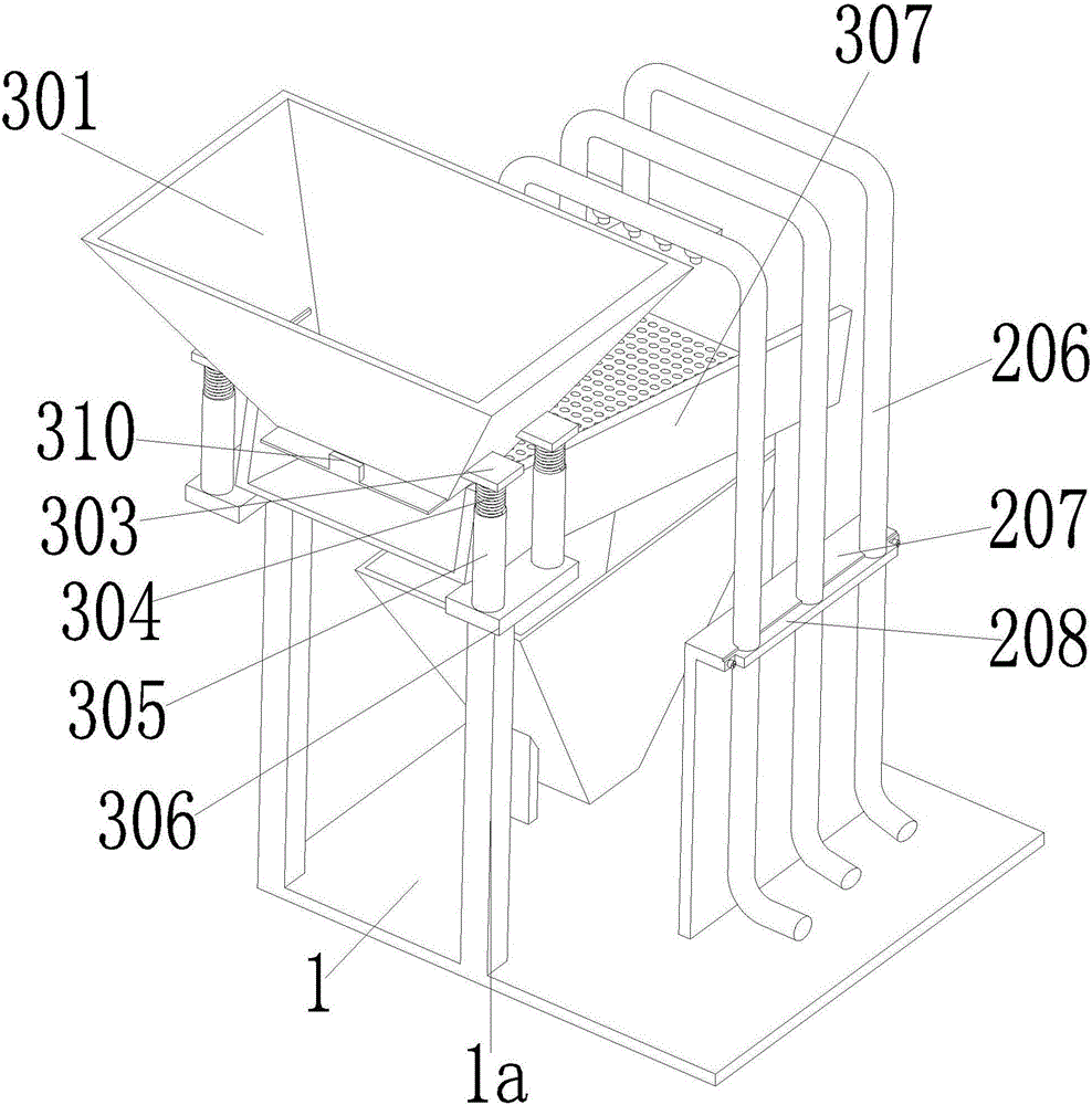 Euryale ferox shelling and discharging device based on high-pressure water jet principle