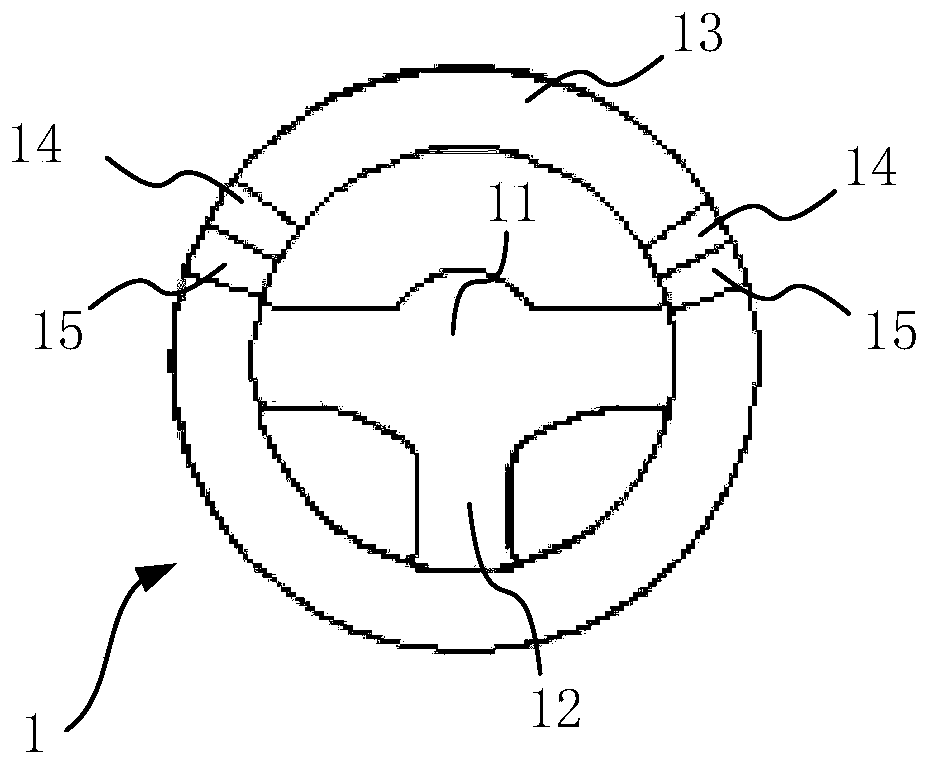 Monitoring steering wheel and automobile