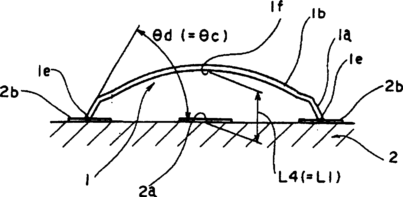 Dome shaped contact plate having good knocking sense and thin sheet installed with contact plate