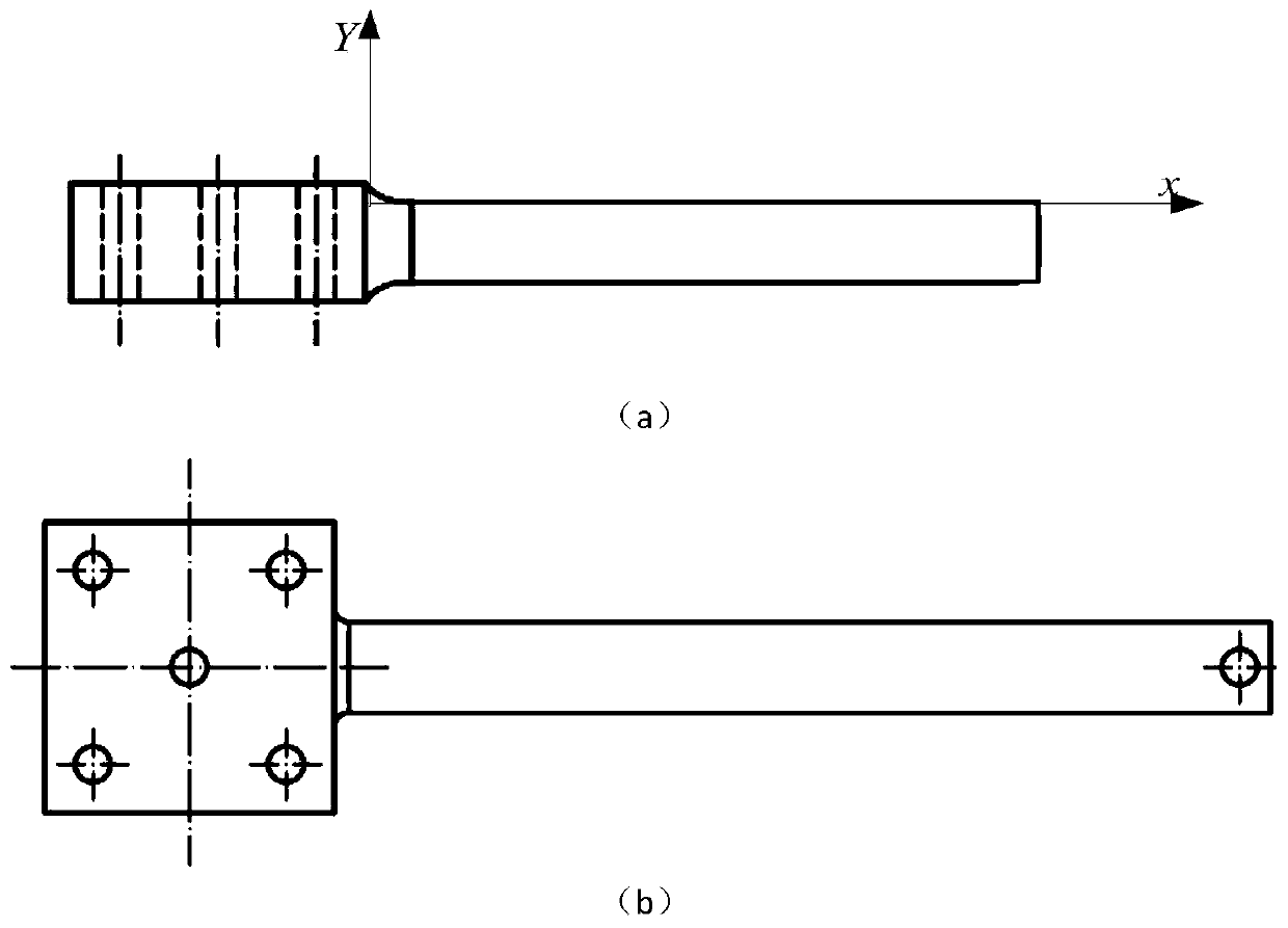Strain gauge dynamic calibration method and device based on non-contact scanning measurement