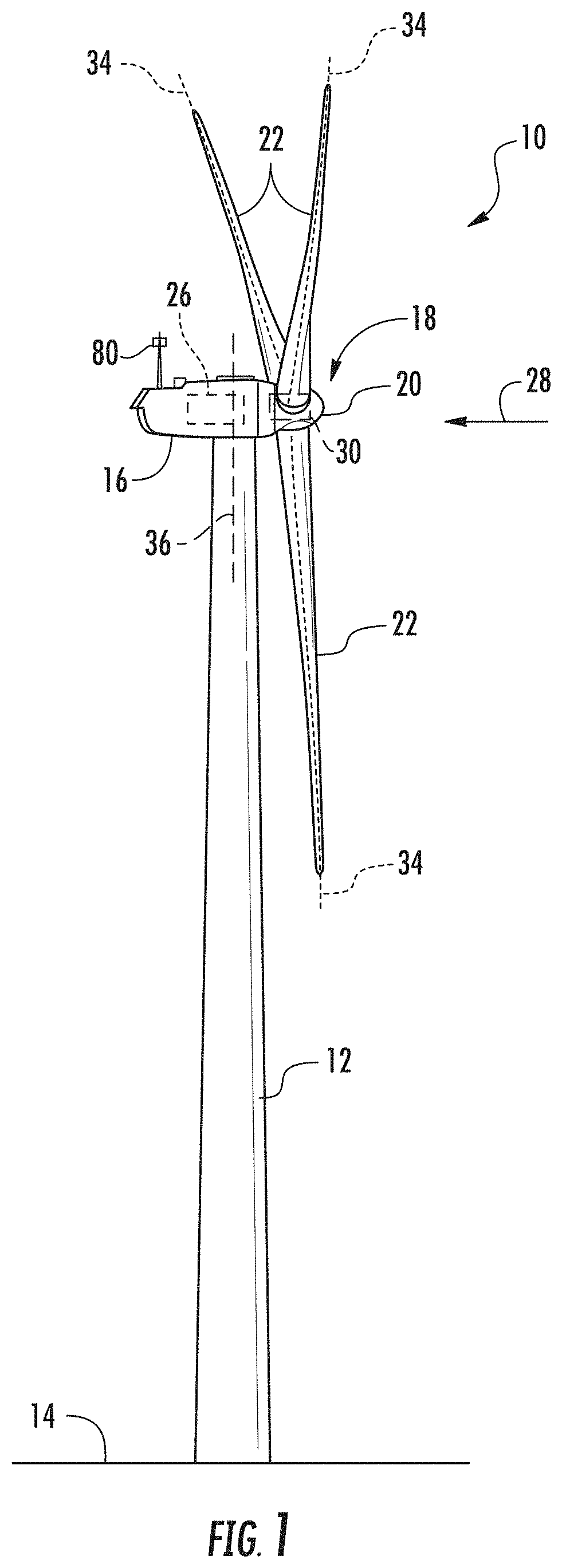 System and method for optimizing power output of a wind turbine during an operational constraint