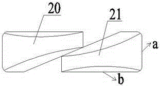 Three-dimensional molded anastomat anvil of anastomat and anastomat molding method