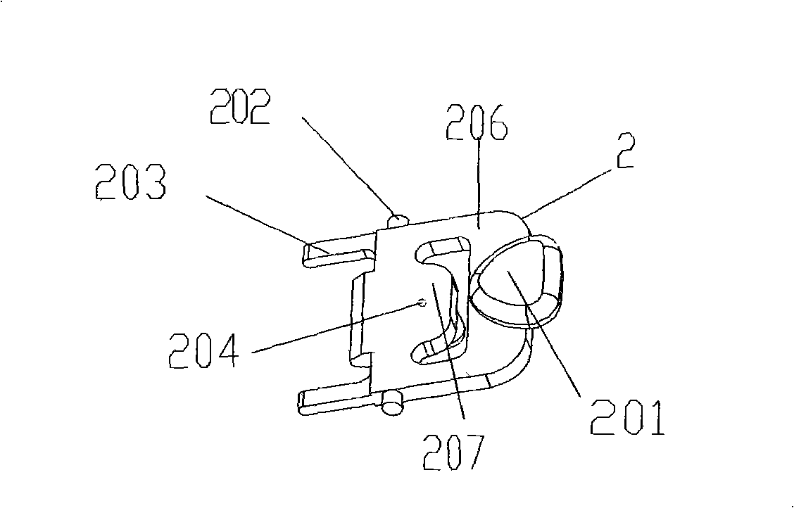 Swimming gasses edging fastener assembly