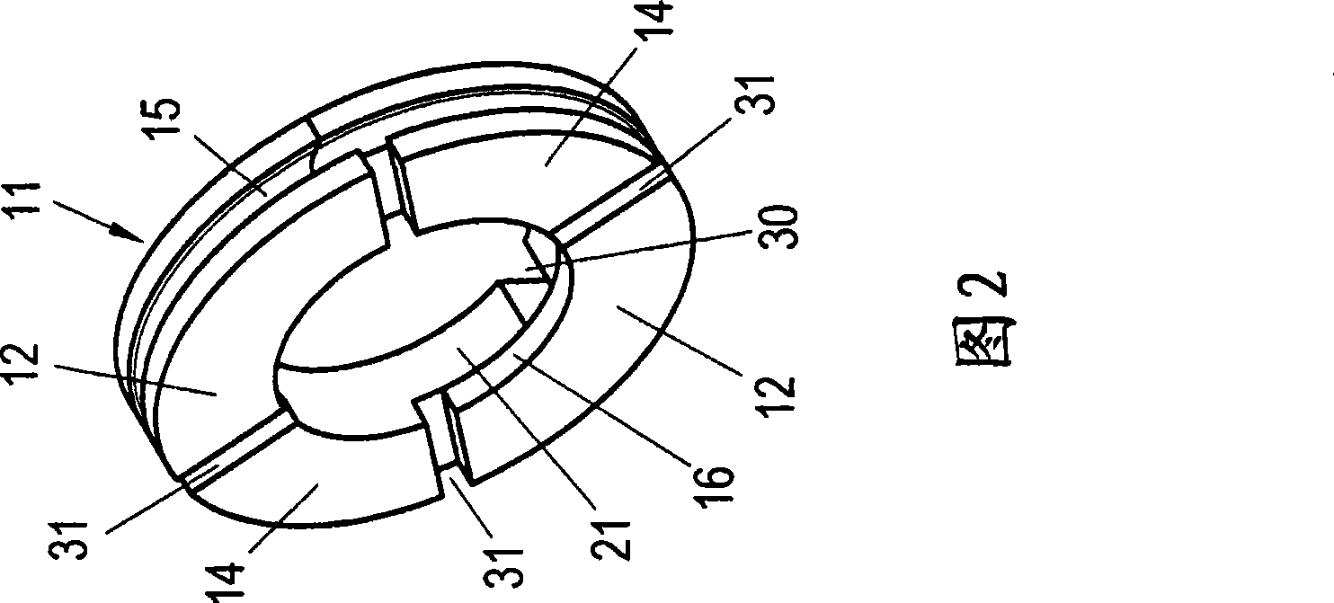 Multipart packing ring