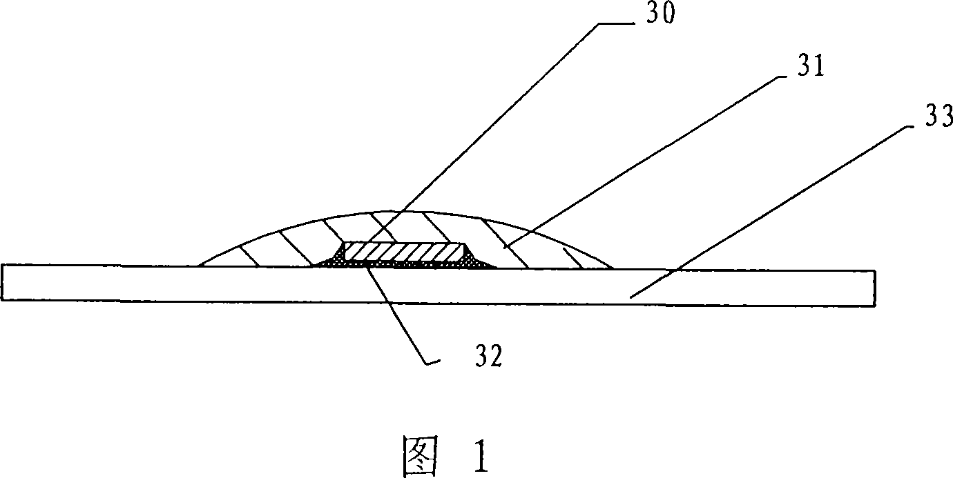 Intelligent label and its glueing method and device