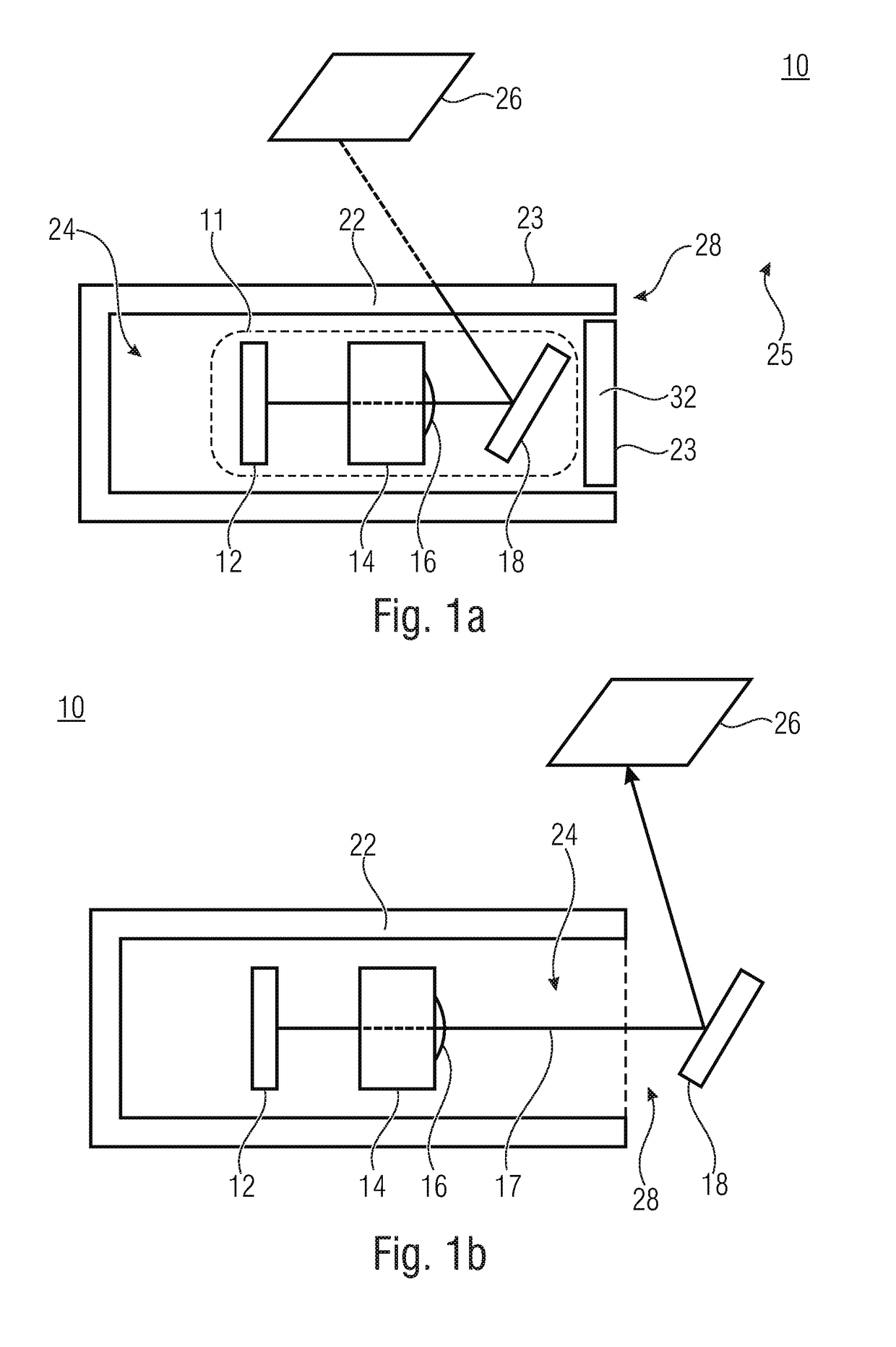Device comprising a multi-aperture imaging device, method for producing same and method for capturing a total field of view