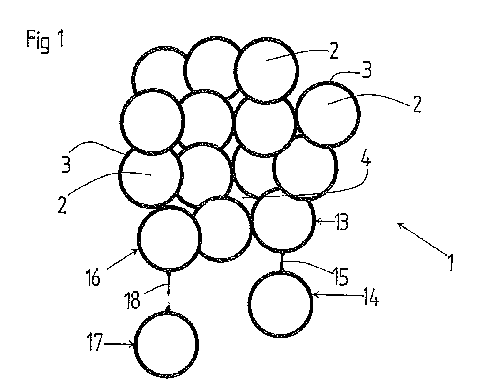 Material composition and method for its manufacture