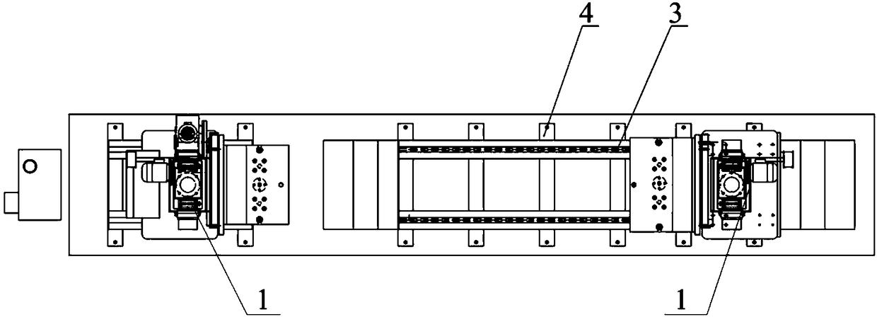 Framework side beam welding tool quick change device