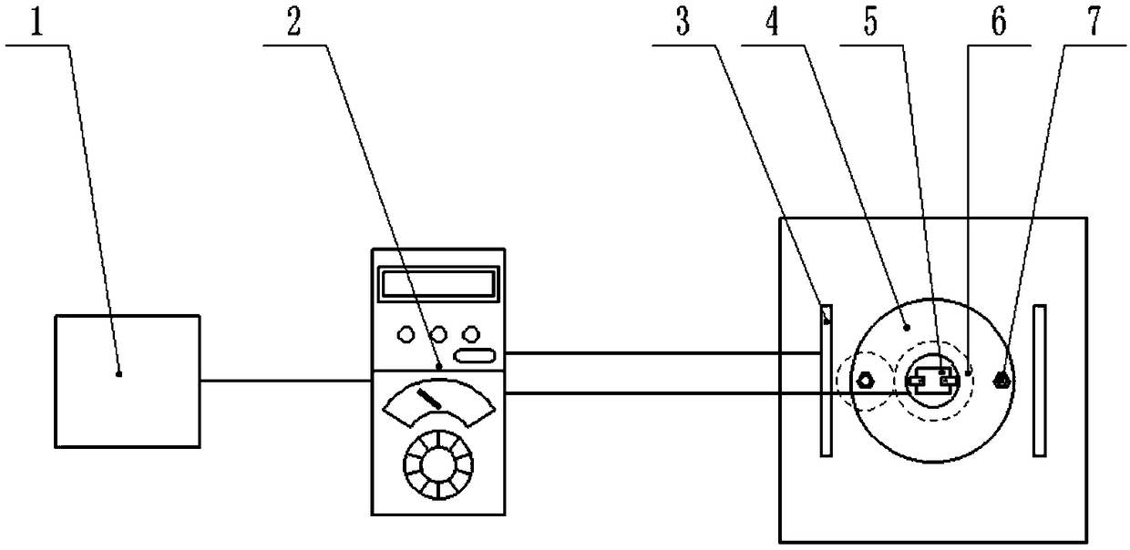 Laser hole-making device based on direct-current electric field and axial magnetic field