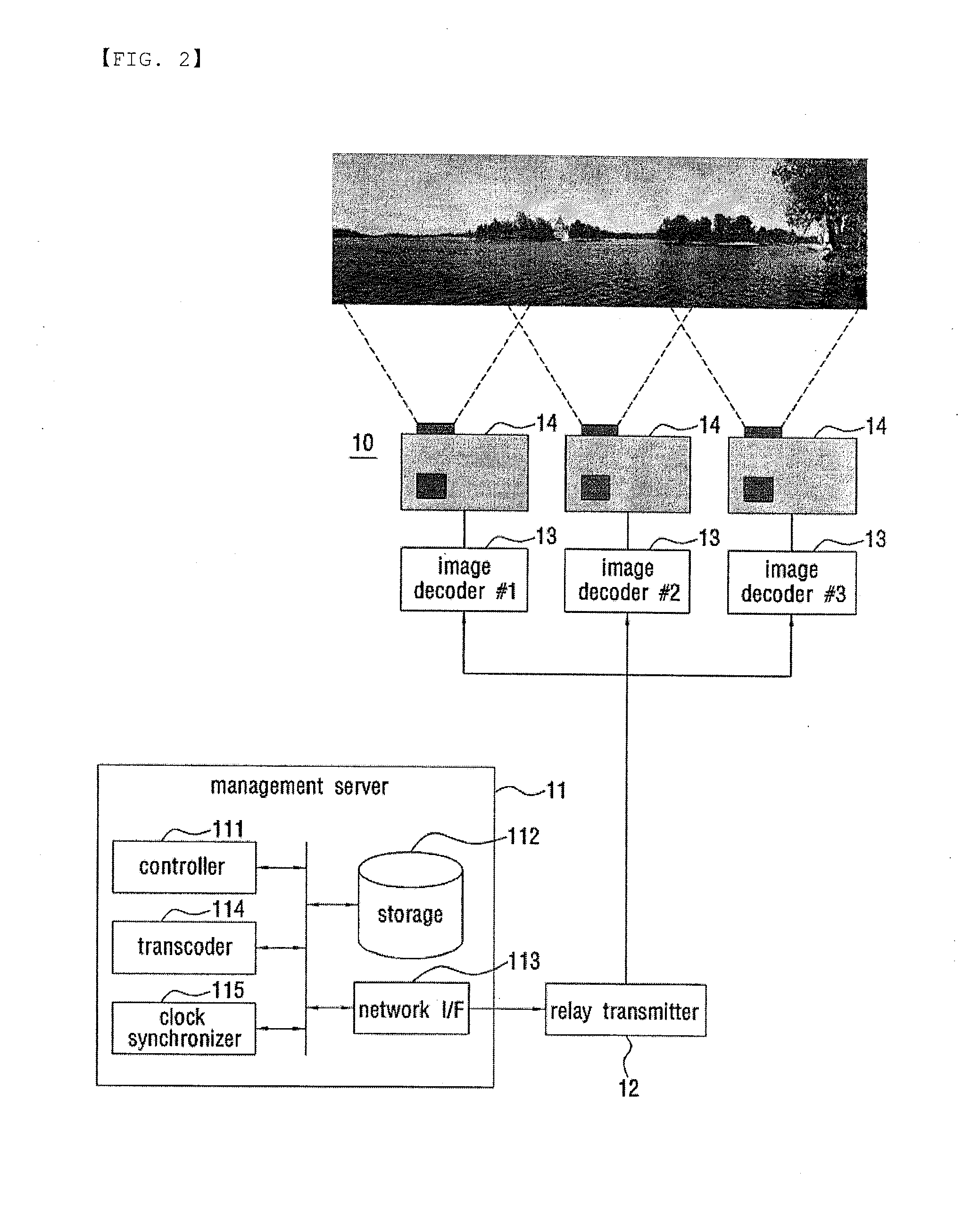 System for playback of ultra high resolution video using multiple displays