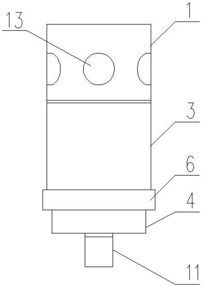 Automatic lifting type fountain nozzle