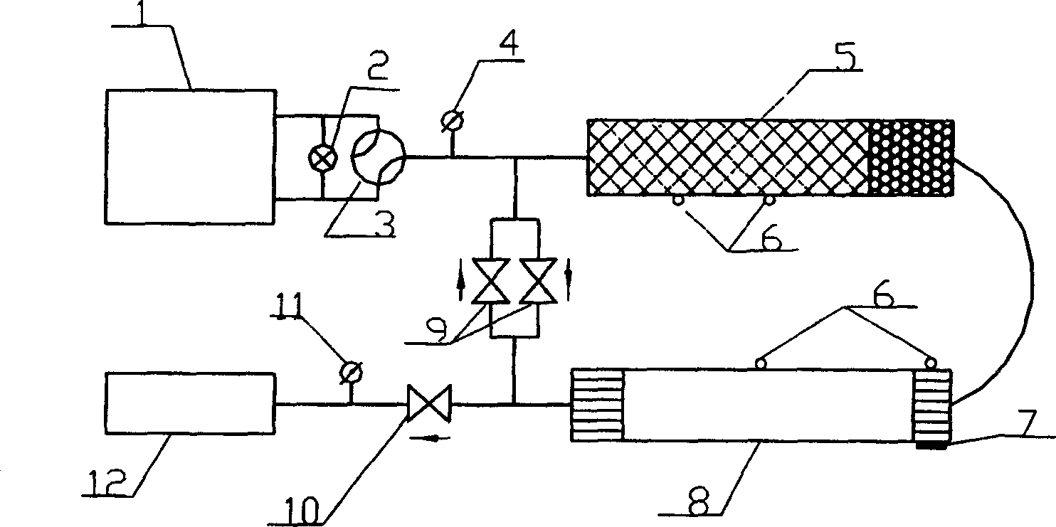 Cryogenic refrigerating unit with controllable air input