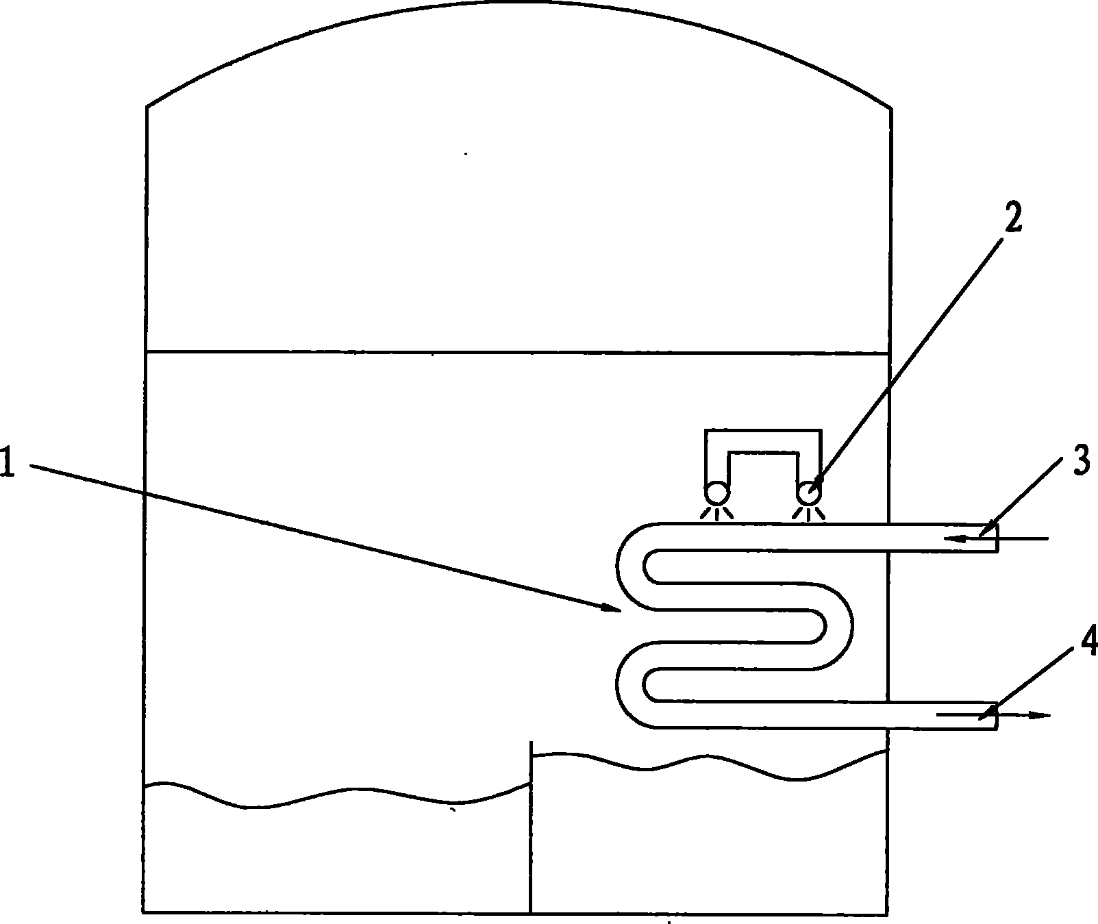 Improved lithium bromide air conditioning evaporator