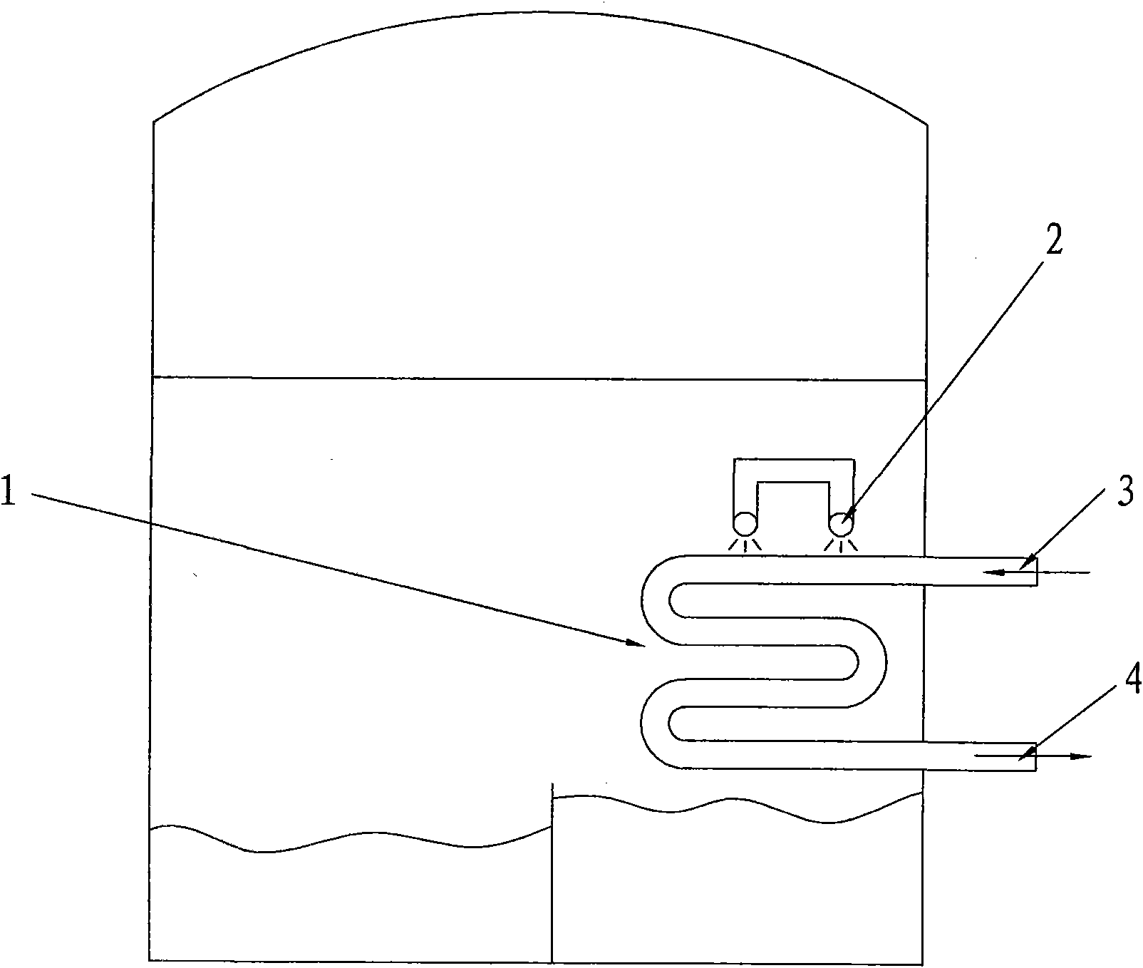 Improved lithium bromide air conditioning evaporator