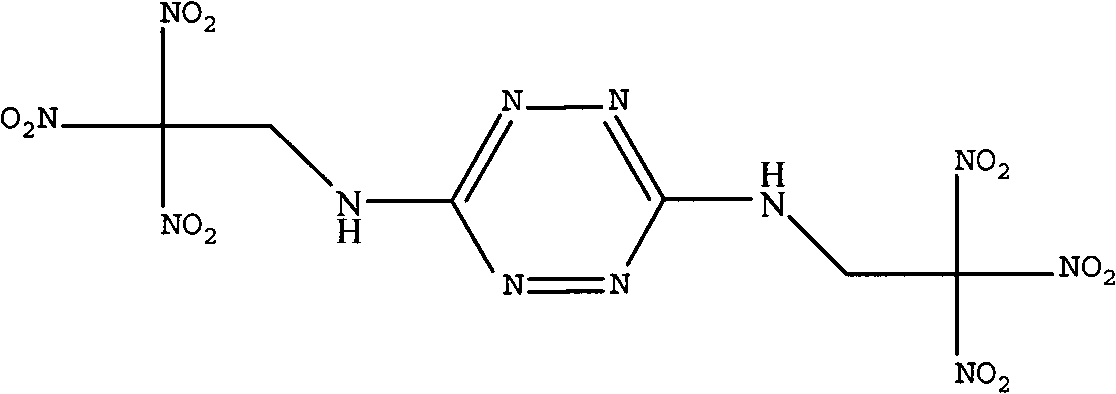 Synthetic method of bis(2,2,2-trinitro ethyl)-3-6-diamino tetrazine