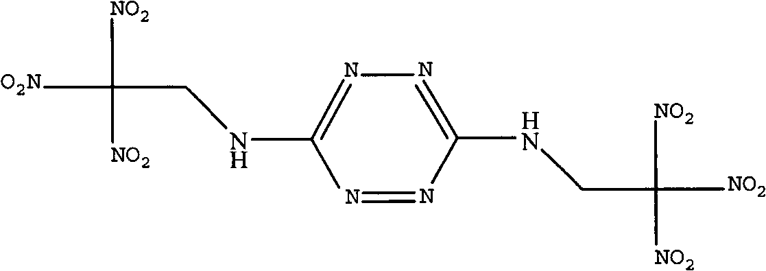 Synthetic method of bis(2,2,2-trinitro ethyl)-3-6-diamino tetrazine