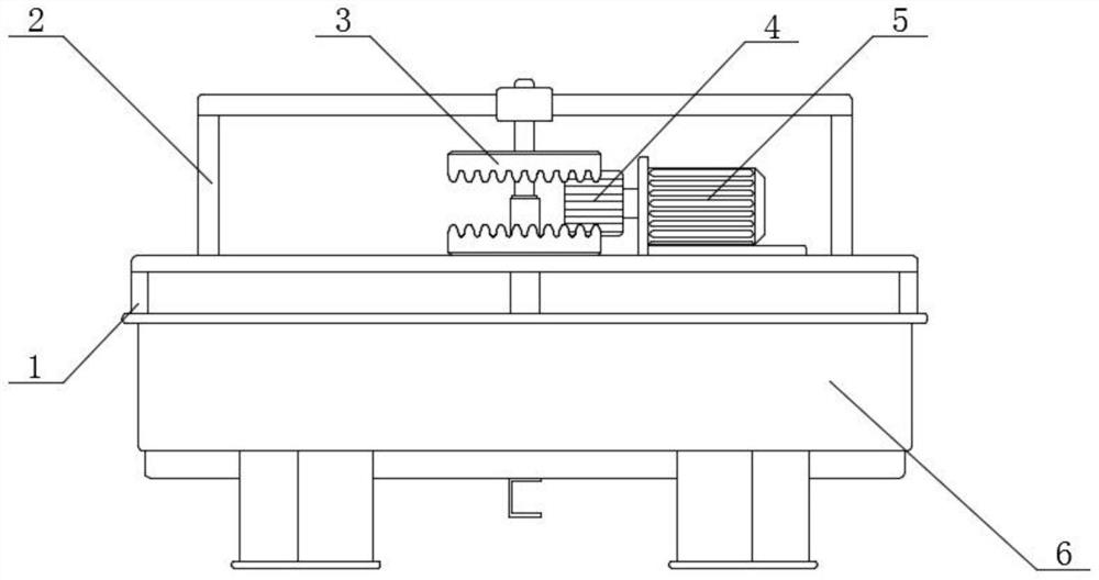 Stirring device for organic fertilizer production