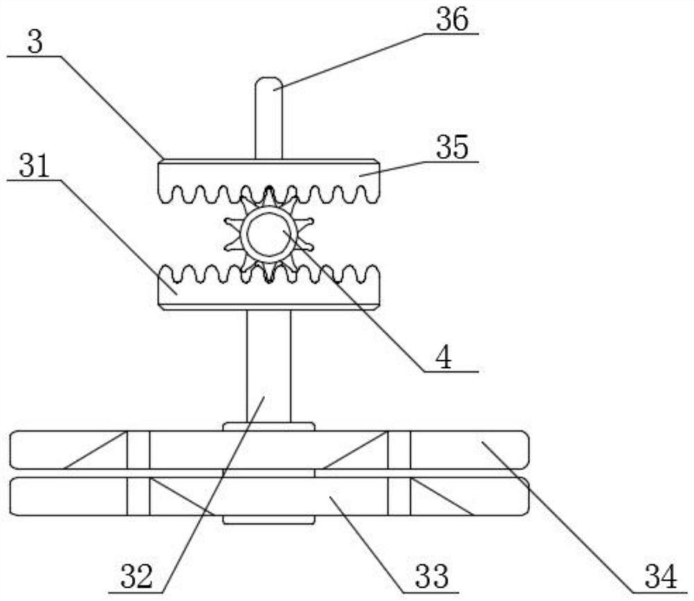 Stirring device for organic fertilizer production