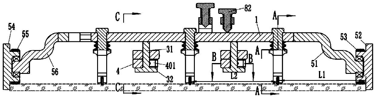 Glass micro-etching cutting device