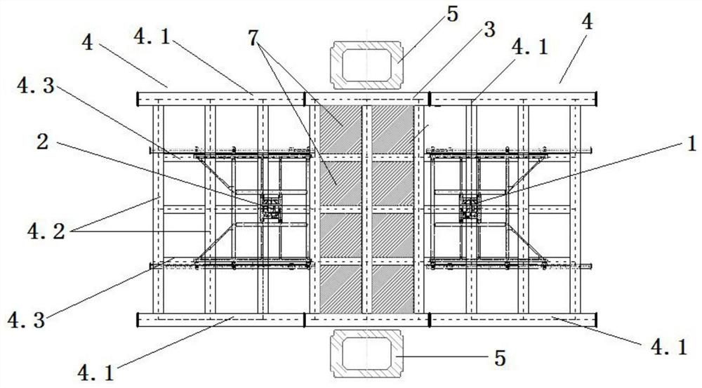 A construction method for the main girder of a steel-concrete composite girder cable-stayed bridge