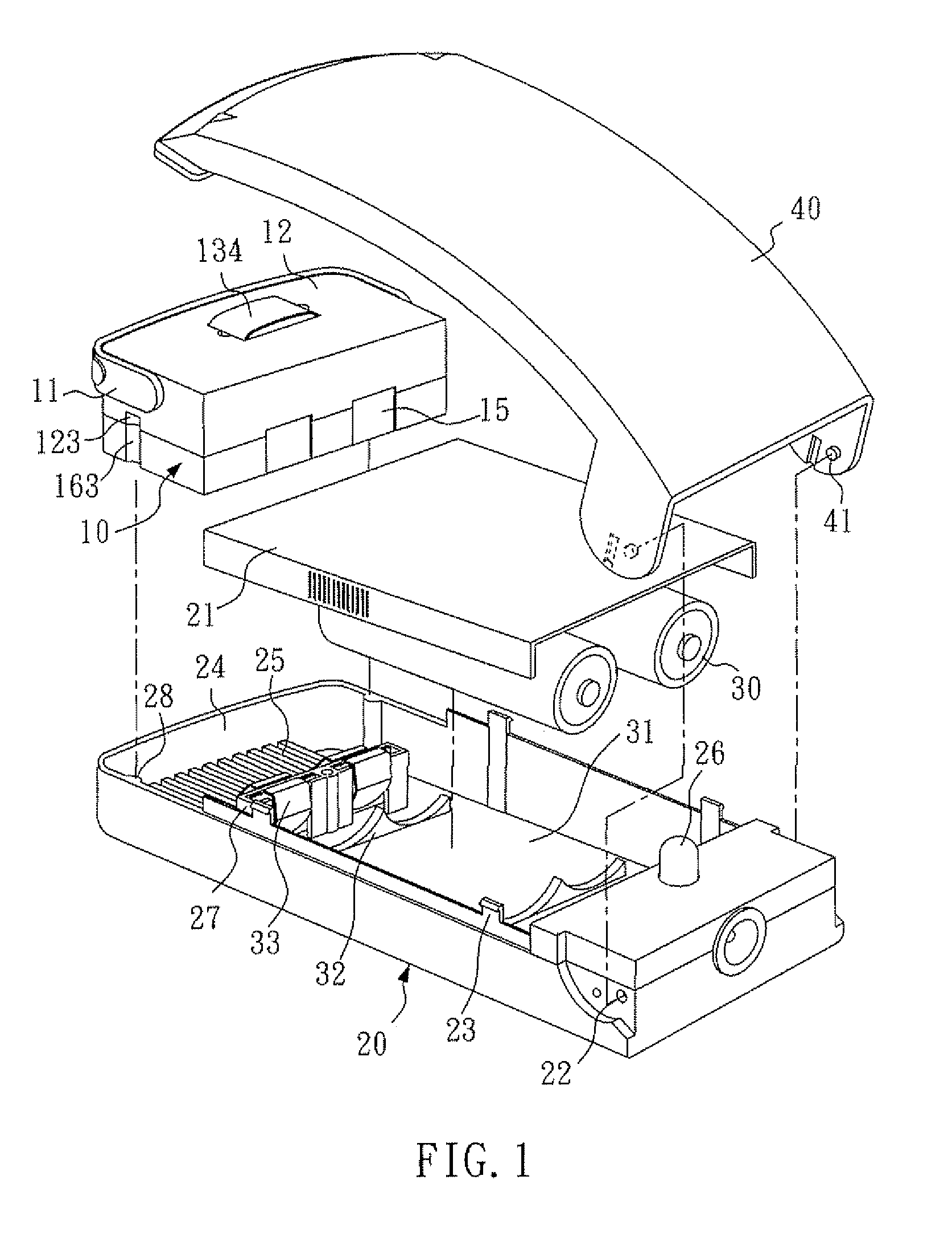 Hand-held electric sealer having a detachable electric sealing module