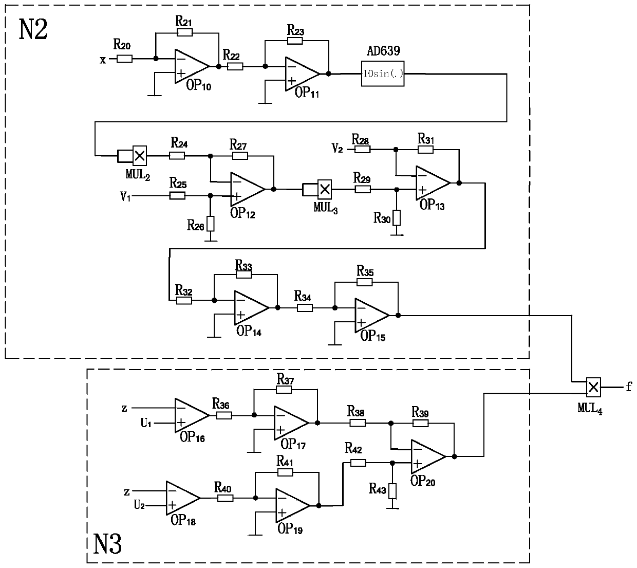 Multi-scroll chaotic signal generator based on cosine control