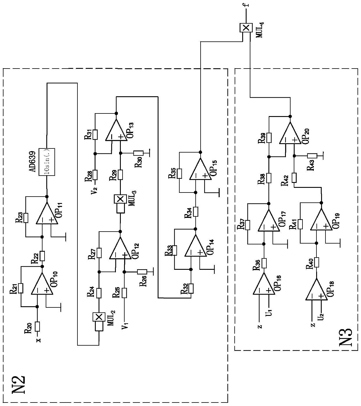 Multi-scroll chaotic signal generator based on cosine control