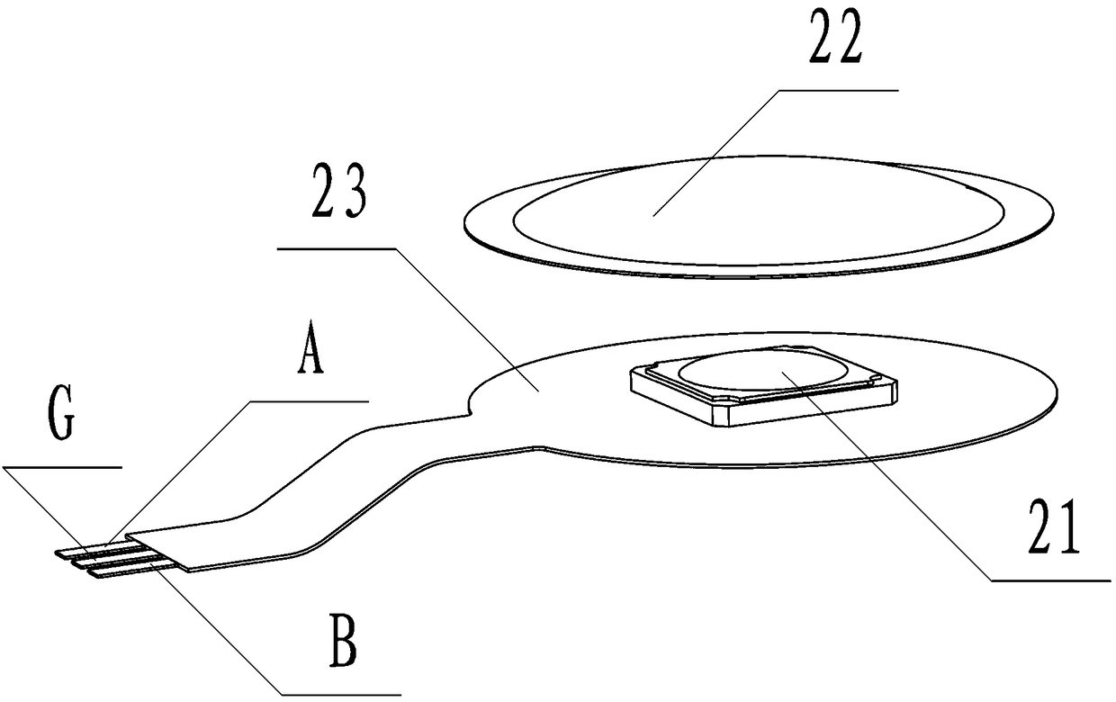 A tire burst detection method and tire burst sensor