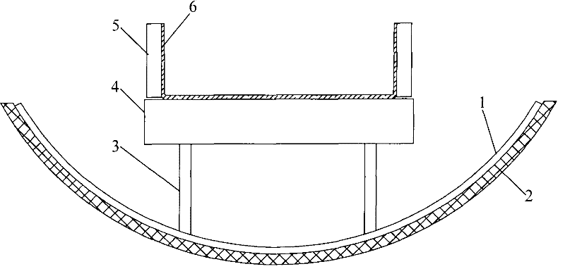 Lining for polysilicon crystal oven wall protection and manufacturing method thereof